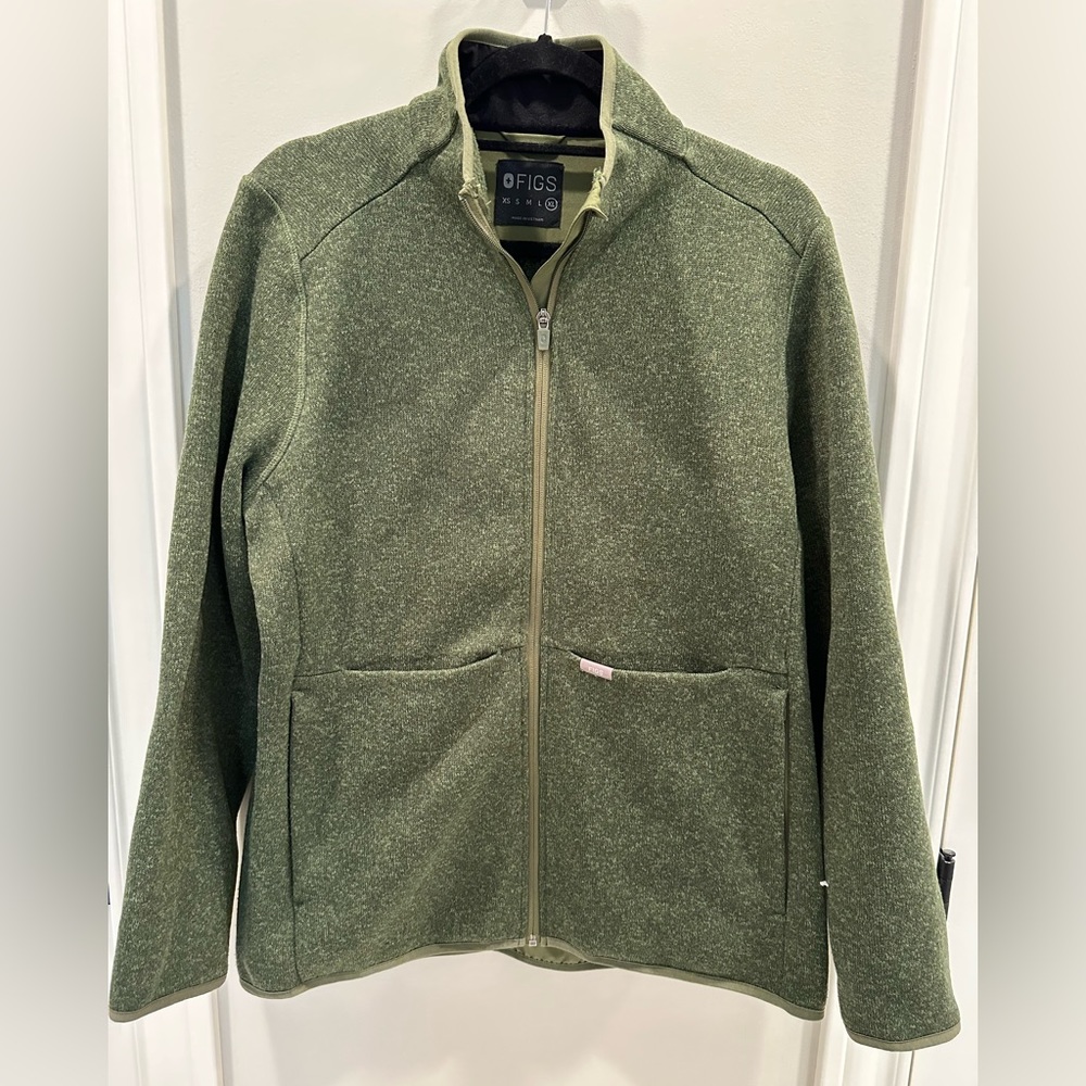 FIGS on shift sweater knit jacket